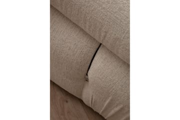 Boblende Divansofa 3-seter 288 cm Belgin - Lysebeige - Møbler - Sofaer - Sofaer med sjeselong - 3 seters sofa med divan