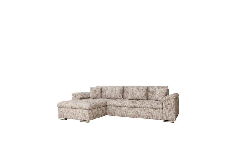 Camior Sofa med Divan 3-seter, Flerfarget/Beige