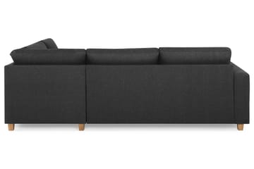 Crazy 3-seters Høyrevendt L-formet Sjeselongsofa i Stoff - Antrasitt - Møbler - Sofaer - Sofaer med sjeselong - 3 seters sofa med divan