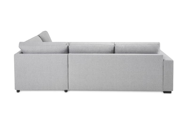 Crazy 3-seters Høyrevendt L-formet Sjeselongsofa i Stoff - Grå - Møbler - Sofaer - Sofaer med sjeselong - 3 seters sofa med divan