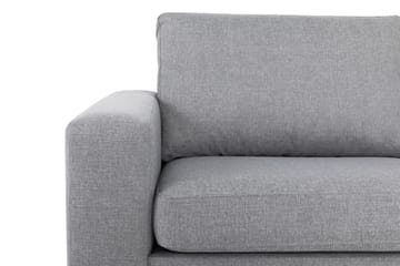 Crazy 3-seters Høyrevendt L-formet Sjeselongsofa i Stoff - Grå - Møbler - Sofaer - Sofaer med sjeselong - 3 seters sofa med divan
