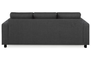 Crazy 3-seters Vendbar L-formet Sjeselongsofa i Stoff - Antrasitt - Møbler - Sofaer - Sofaer med sjeselong - 3 seters sofa med divan
