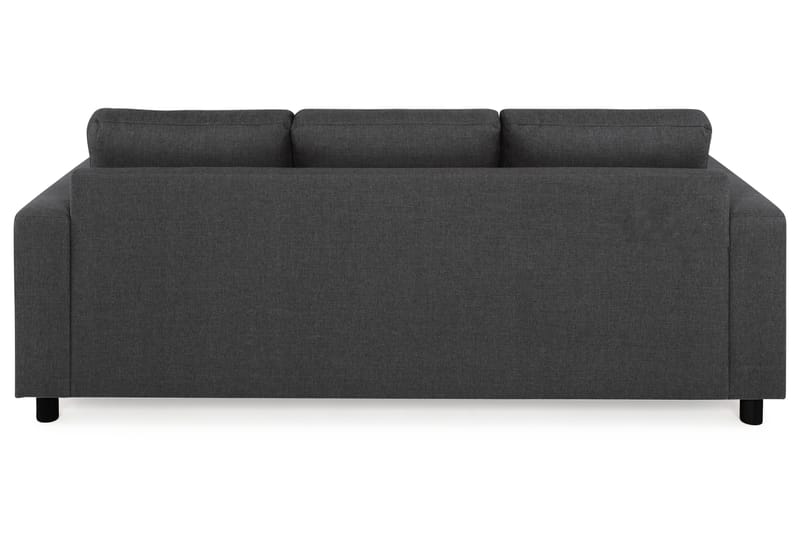 Crazy 3-seters Vendbar L-formet Sjeselongsofa i Stoff - Antrasitt - Møbler - Sofaer - Sofaer med sjeselong - 3 seters sofa med divan