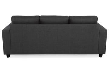Crazy 3-seters Vendbar L-formet Sjeselongsofa i Stoff - Antrasitt - Møbler - Sofaer - Sofaer med sjeselong - 3 seters sofa med divan