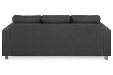 Crazy 3-seters Vendbar L-formet Sjeselongsofa i Stoff - Antrasitt - Møbler - Sofaer - Sofaer med sjeselong - 3 seters sofa med divan