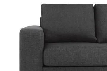Crazy 3-seters Vendbar L-formet Sjeselongsofa i Stoff - Antrasitt - Møbler - Sofaer - Sofaer med sjeselong - 3 seters sofa med divan