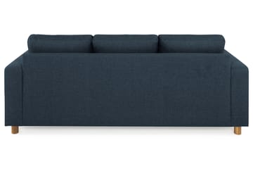 Crazy 3-seters Vendbar L-formet Sjeselongsofa i Stoff - Blå - Møbler - Sofaer - Sofaer med sjeselong - 3 seters sofa med divan