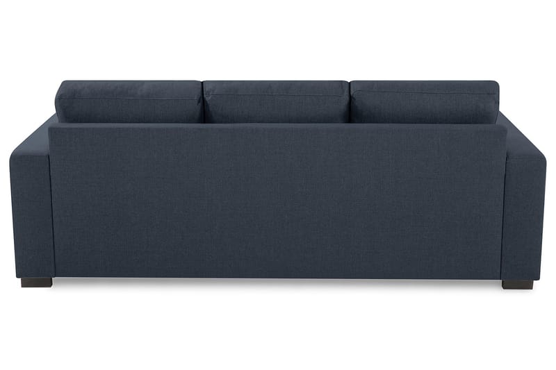 Crazy 3-seters Vendbar L-formet Sjeselongsofa i Stoff - Blå - Møbler - Sofaer - Sofaer med sjeselong - 3 seters sofa med divan