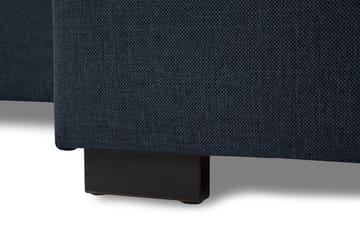 Crazy 3-seters Vendbar L-formet Sjeselongsofa i Stoff - Blå - Møbler - Sofaer - Sofaer med sjeselong - 3 seters sofa med divan