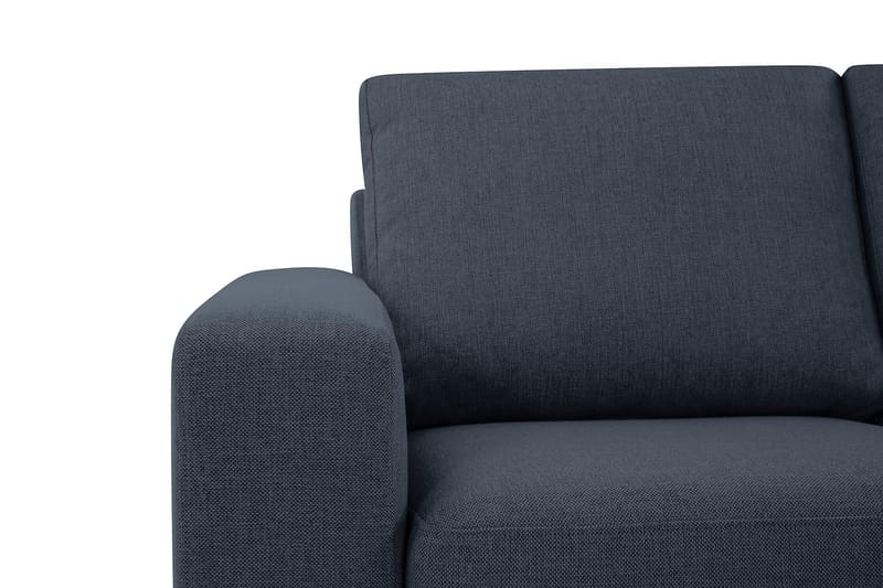 Crazy 3-seters Vendbar L-formet Sjeselongsofa i Stoff - Blå - Møbler - Sofaer - Sofaer med sjeselong - 3 seters sofa med divan