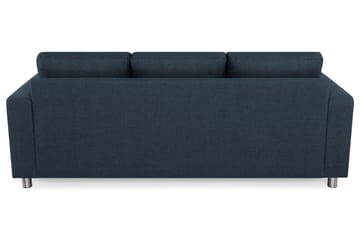 Crazy 3-seters Vendbar L-formet Sjeselongsofa i Stoff - Blå - Møbler - Sofaer - Sofaer med sjeselong - 3 seters sofa med divan