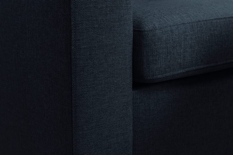 Crazy 3-seters Vendbar L-formet Sjeselongsofa i Stoff - Blå - Møbler - Sofaer - Sofaer med sjeselong - 3 seters sofa med divan