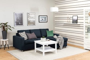 Crazy 3-seters Vendbar L-formet Sjeselongsofa i Stoff - Blå - Møbler - Sofaer - Sofaer med sjeselong - 3 seters sofa med divan