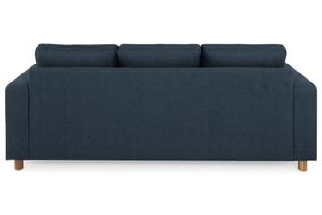 Crazy 3-seters Vendbar L-formet Sjeselongsofa i Stoff - Blå - Møbler - Sofaer - Sofaer med sjeselong - 3 seters sofa med divan