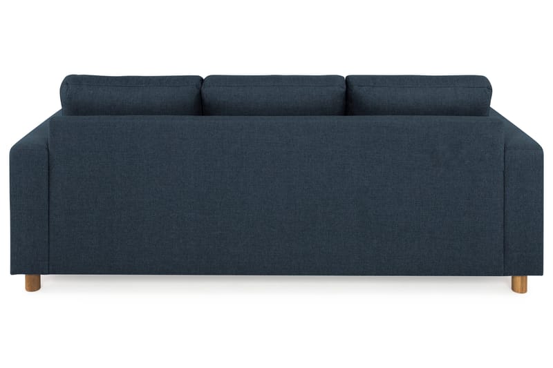 Crazy 3-seters Vendbar L-formet Sjeselongsofa i Stoff - Blå - Møbler - Sofaer - Sofaer med sjeselong - 3 seters sofa med divan