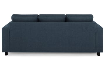 Crazy 3-seters Vendbar L-formet Sjeselongsofa i Stoff - Blå - Møbler - Sofaer - Sofaer med sjeselong - 3 seters sofa med divan