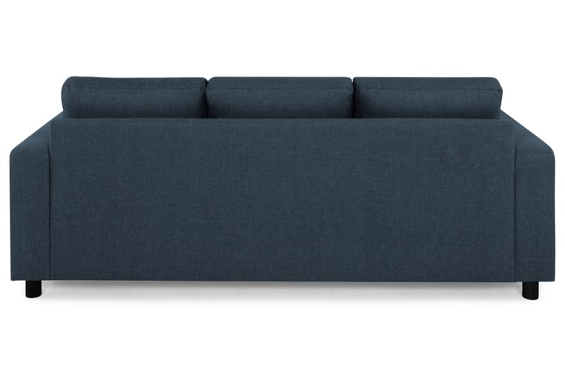 Crazy 3-seters Vendbar L-formet Sjeselongsofa i Stoff - Blå - Møbler - Sofaer - Sofaer med sjeselong - 3 seters sofa med divan