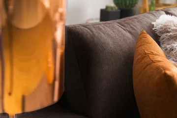 Crazy 3-seters Vendbar L-formet Sjeselongsofa i Stoff - Brun - Møbler - Sofaer - Sofaer med sjeselong - 3 seters sofa med divan