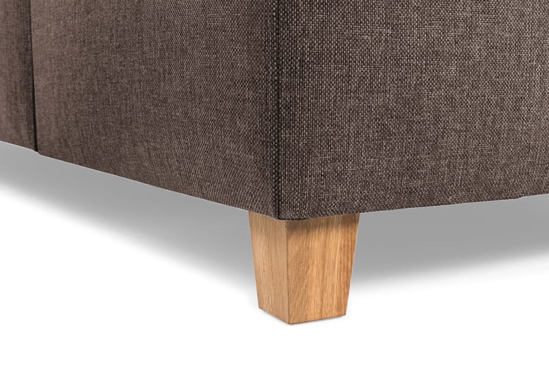 Crazy 3-seters Vendbar L-formet Sjeselongsofa i Stoff - Brun - Møbler - Sofaer - Sofaer med sjeselong - 3 seters sofa med divan