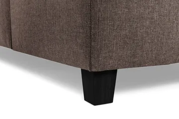 Crazy 3-seters Vendbar L-formet Sjeselongsofa i Stoff - Brun - Møbler - Sofaer - Sofaer med sjeselong - 3 seters sofa med divan