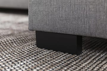 Crazy 3-seters Vendbar L-formet Sjeselongsofa i Stoff - Grå - Møbler - Sofaer - Sofaer med sjeselong - 3 seters sofa med divan