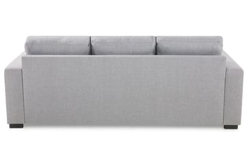 Crazy 3-seters Vendbar L-formet Sjeselongsofa i Stoff - Grå - Møbler - Sofaer - Sofaer med sjeselong - 3 seters sofa med divan