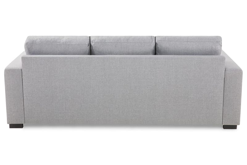 Crazy 3-seters Vendbar L-formet Sjeselongsofa i Stoff - Grå - Møbler - Sofaer - Sofaer med sjeselong - 3 seters sofa med divan