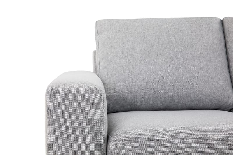Crazy 3-seters Vendbar L-formet Sjeselongsofa i Stoff - Grå - Møbler - Sofaer - Sofaer med sjeselong - 3 seters sofa med divan