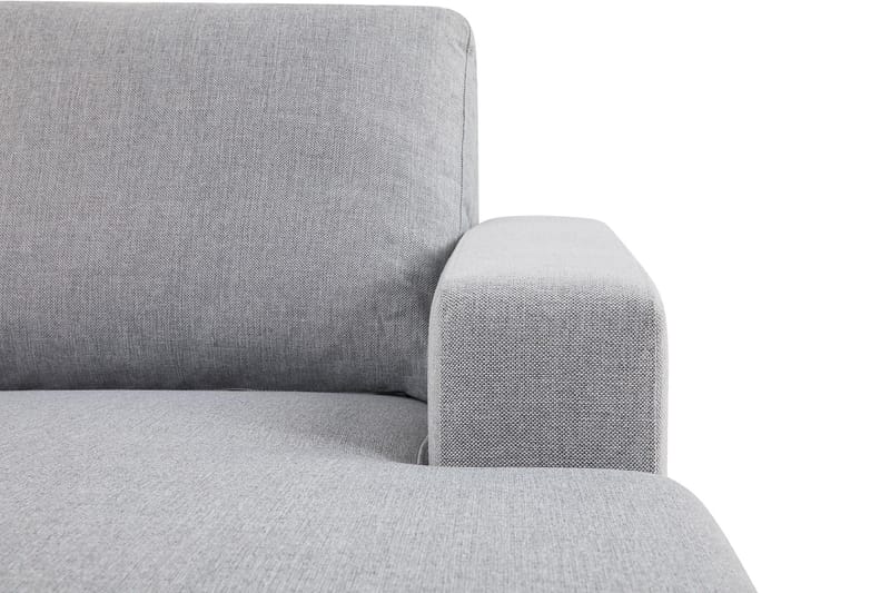 Crazy 3-seters Vendbar L-formet Sjeselongsofa i Stoff - Grå - Møbler - Sofaer - Sofaer med sjeselong - 3 seters sofa med divan