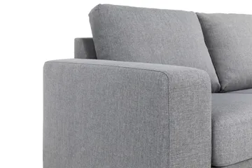 Crazy 3-seters Vendbar L-formet Sjeselongsofa i Stoff - Grå - Møbler - Sofaer - Sofaer med sjeselong - 3 seters sofa med divan