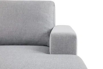Crazy 3-seters Vendbar L-formet Sjeselongsofa i Stoff - Grå - Møbler - Sofaer - Sofaer med sjeselong - 3 seters sofa med divan