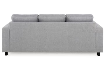 Crazy 3-seters Vendbar L-formet Sjeselongsofa i Stoff - Grå - Møbler - Sofaer - Sofaer med sjeselong - 3 seters sofa med divan