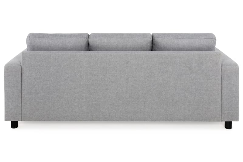 Crazy 3-seters Vendbar L-formet Sjeselongsofa i Stoff - Grå - Møbler - Sofaer - Sofaer med sjeselong - 3 seters sofa med divan