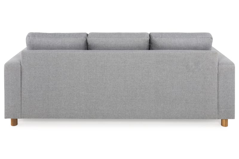 Crazy 3-seters Vendbar L-formet Sjeselongsofa i Stoff - Grå - Møbler - Sofaer - Sofaer med sjeselong - 3 seters sofa med divan