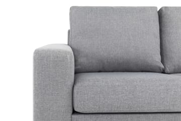 Crazy 3-seters Vendbar L-formet Sjeselongsofa i Stoff - Grå - Møbler - Sofaer - Sofaer med sjeselong - 3 seters sofa med divan