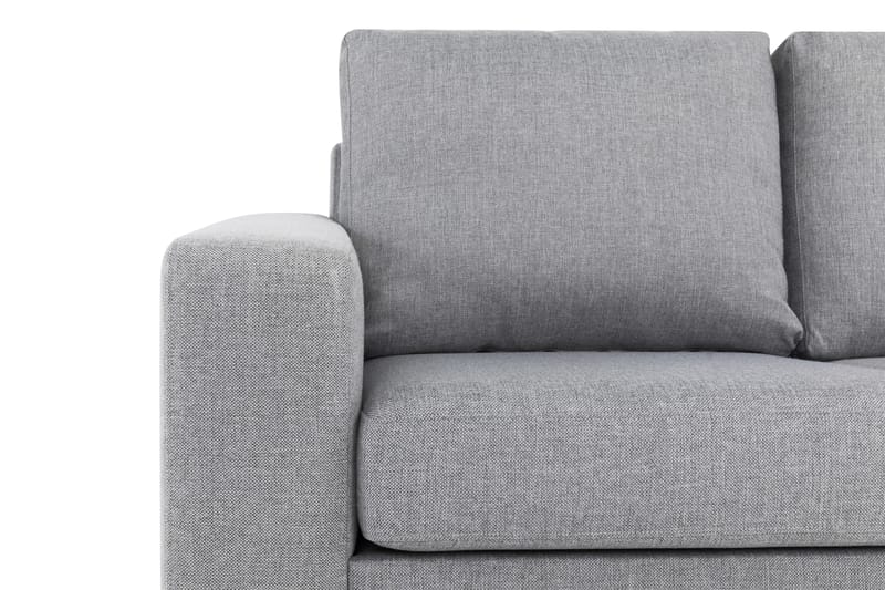 Crazy 3-seters Vendbar L-formet Sjeselongsofa i Stoff - Grå - Møbler - Sofaer - Sofaer med sjeselong - 3 seters sofa med divan