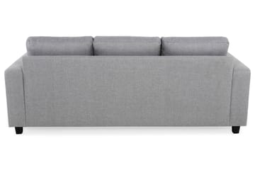 Crazy 3-seters Vendbar L-formet Sjeselongsofa i Stoff - Grå - Møbler - Sofaer - Sofaer med sjeselong - 3 seters sofa med divan