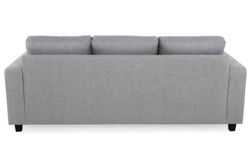 Crazy 3-seters Vendbar L-formet Sjeselongsofa i Stoff - Grå - Møbler - Sofaer - Sofaer med sjeselong - 3 seters sofa med divan