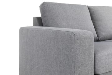 Crazy 3-seters Vendbar L-formet Sjeselongsofa i Stoff - Grå - Møbler - Sofaer - Sofaer med sjeselong - 3 seters sofa med divan