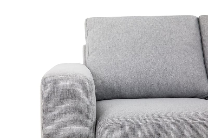 Crazy 3-seters Vendbar L-formet Sjeselongsofa i Stoff - Grå - Møbler - Sofaer - Sofaer med sjeselong - 3 seters sofa med divan