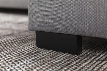 Crazy 3-seters Vendbar L-formet Sjeselongsofa i Stoff - Grå - Møbler - Sofaer - Sofaer med sjeselong - 3 seters sofa med divan