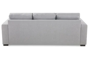 Crazy 3-seters Vendbar L-formet Sjeselongsofa i Stoff - Grå - Møbler - Sofaer - Sofaer med sjeselong - 3 seters sofa med divan