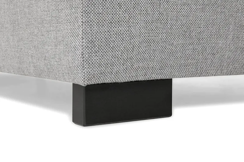 Crazy 3-seters Vendbar L-formet Sjeselongsofa i Stoff - Grå - Møbler - Sofaer - Sofaer med sjeselong - 3 seters sofa med divan