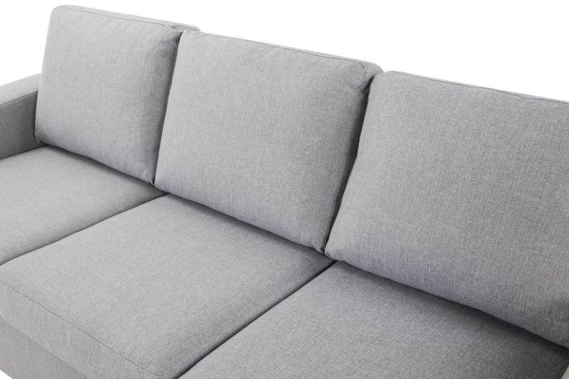 Crazy 3-seters Vendbar L-formet Sjeselongsofa i Stoff - Grå - Møbler - Sofaer - Sofaer med sjeselong - 3 seters sofa med divan