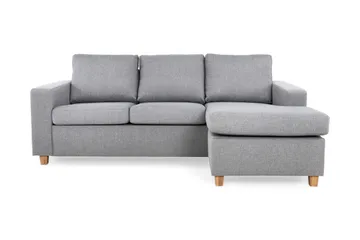 Crazy 3-seters Vendbar L-formet Sjeselongsofa i Stoff