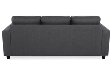 Crazy 3-seters Vendbar L-formet Sjeselongsofa i Stoff - Mørk grå - Møbler - Sofaer - Sofaer med sjeselong - 3 seters sofa med divan