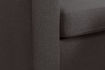Crazy 3-seters Vendbar L-formet Sjeselongsofa i Stoff - Mørk grå - Møbler - Sofaer - Sofaer med sjeselong - 3 seters sofa med divan