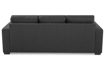 Crazy 3-seters Vendbar L-formet Sjeselongsofa i Stoff - Mørk grå - Møbler - Sofaer - Sofaer med sjeselong - 3 seters sofa med divan