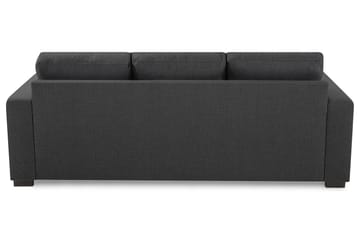 Crazy 3-seters Vendbar L-formet Sjeselongsofa i Stoff - Mørk grå - Møbler - Sofaer - Sofaer med sjeselong - 3 seters sofa med divan