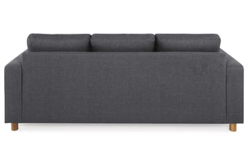 Crazy 3-seters Vendbar L-formet Sjeselongsofa i Stoff - Mørk grå - Møbler - Sofaer - Sofaer med sjeselong - 3 seters sofa med divan